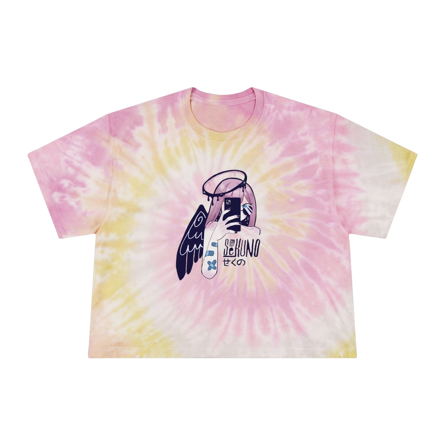 Fallen Angel Tie-Dye Crop Tee