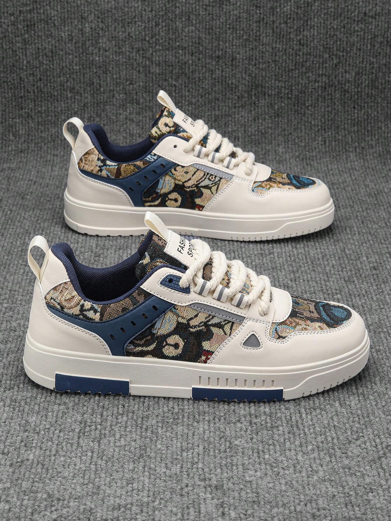 Sekuno Graffiti Print Sneakers